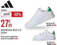 Chaussures Adidas ADVANTAGE BASE 2.0 Enfant