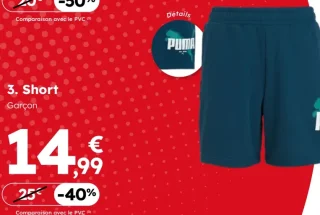 Short Garçon Puma