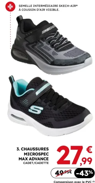 Skechers Chaussures Microspec Max Advance Cadet/Cadette