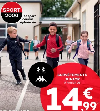 Survêtements Junior Under Armour / Kappa