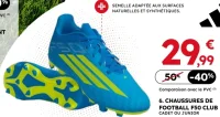 Chaussures de football F50 Club Cadet ou Junior Adidas