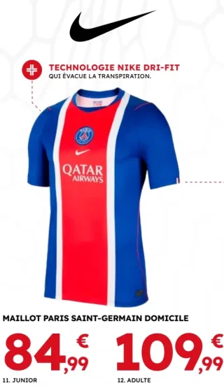 Maillot Paris Saint-Germain Domicile Nike