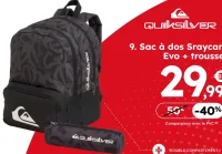 Sac à dos Quiksilver Sraycan Evo + trousse
