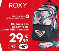 Sac à dos Roxy Ready to go Urban Wild + trousse