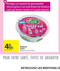 Bonbons LUTTI Bubblizz Fizz Mix
