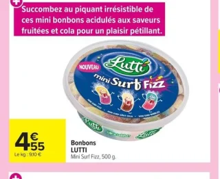 Bonbons LUTTI Mini Surf Fizz