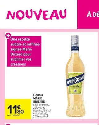 Liqueur Marie Brizard Fleur de Sureau, Aperitivo ou Limoncello
