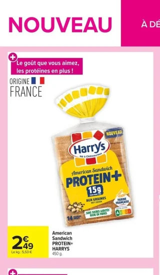 American Sandwich PROTEIN+ HARRYS
