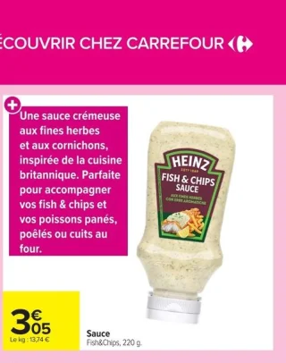 Sauce Fish&Chips Heinz