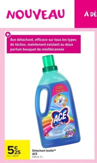 Détachant textile ACE Délicat