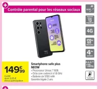 Smartphone safe plus NEOW