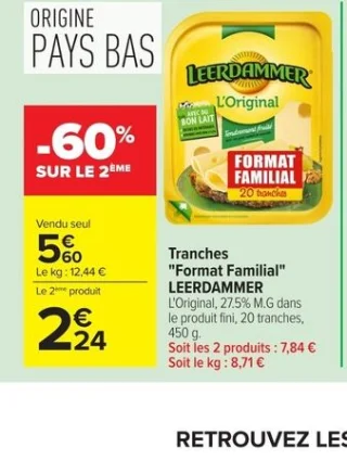 Tranches "Format Familial" LEERDAMMER