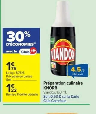 Préparation culinaire KNORR Viandox