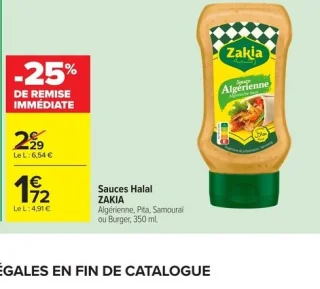 Sauces Halal ZAKIA