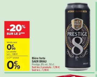 Bière forte Saer Brau Prestige