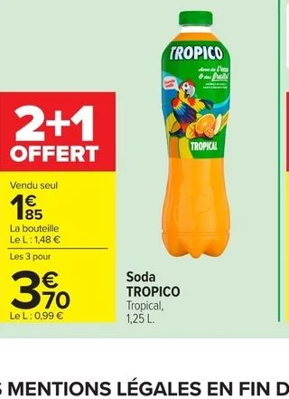 Soda TROPICO Tropical