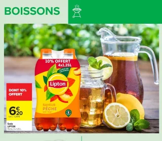 Soda LIPTON Pêche