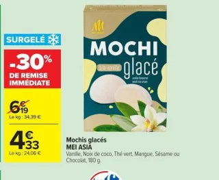 Mochis glacés Mei Asia
