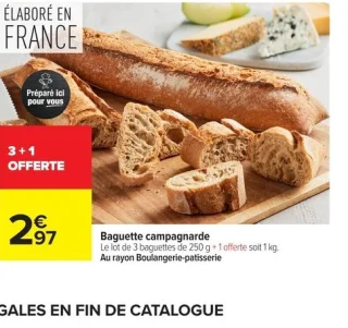 Baguette campagnarde