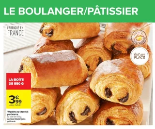 10 pains au chocolat pur beurre