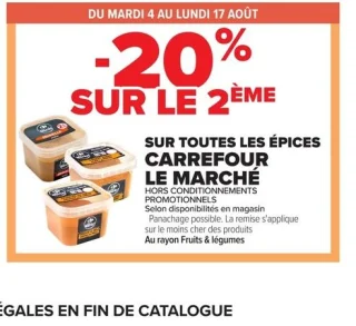 Épices CARREFOUR LE MARCHÉ