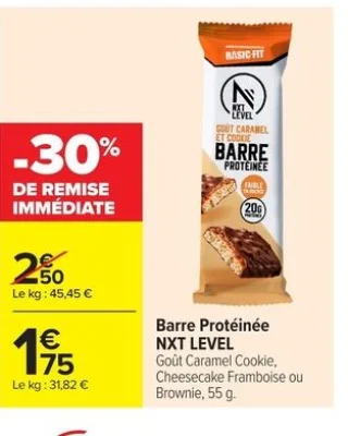 Barre Protéinée NXT LEVEL