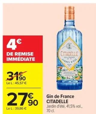 Gin de France CITADELLE
