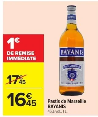 Pastis de Marseille BAYANIS