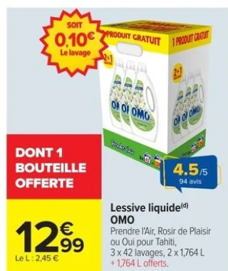 Lessive liquide Omo