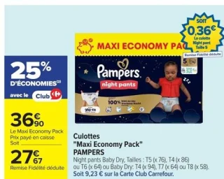 Culottes "Maxi Economy Pack" Pampers