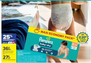 Couches "Maxi Economy Pack" Pampers