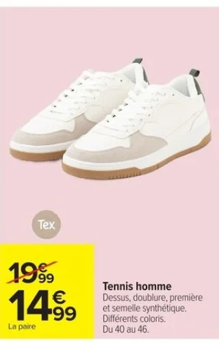 Tennis homme Tex