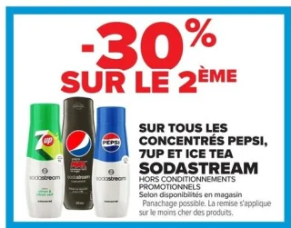 Concentrés Pepsi, 7Up et Ice Tea Sodastream