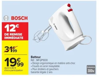 Batteur Bosch MFQP1000