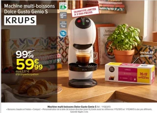 Machine multi-boissons Dolce Gusto Genio S Krups