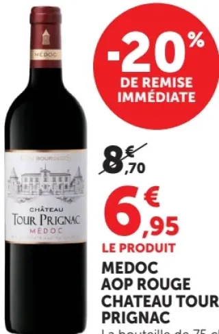 MEDOC AOP ROUGE CHATEAU TOUR PRIGNAC