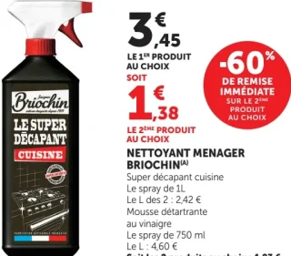 Nettoyant ménager Briochin