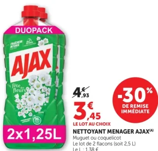 Nettoyant ménager Ajax