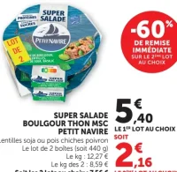 Super Salade Boulgour Thon MSC Petit Navire