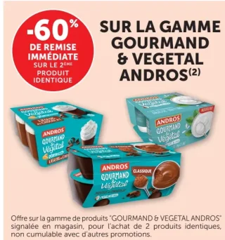 Gamme Gourmand & Végétal Andros