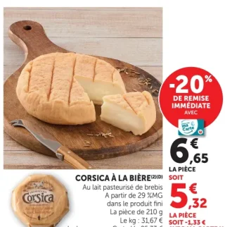 Fromagerie Corsica Corsica à la Bière