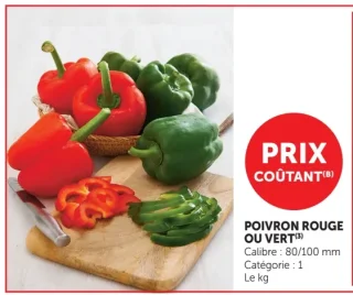 Poivron Rouge ou Vert