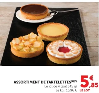Assortiment de tartelettes