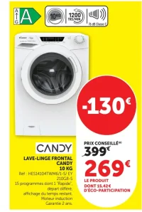 Lave-linge frontal Candy