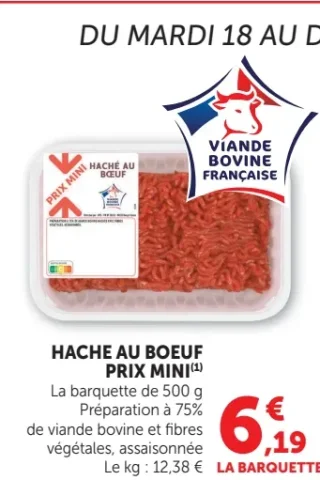 Hache au Boeuf Prix Mini