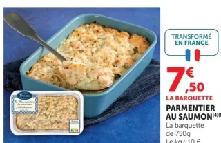 Parmentier au saumon Briau