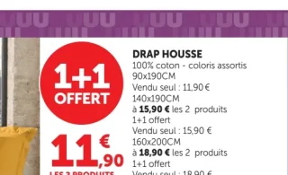 Drap housse U Maison