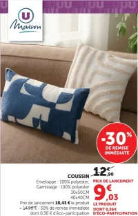 Coussin U Maison