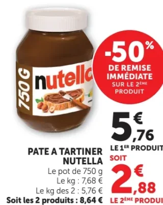 Pâte à tartiner Nutella