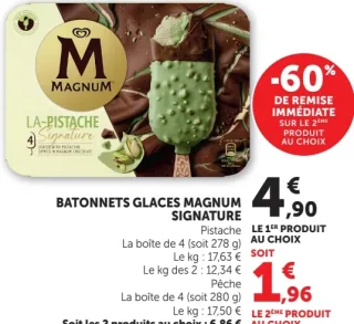 Batonnets glaces Magnum Signature
